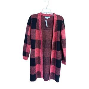 Monteau Open Cardigan Sweater Sz S  NWT